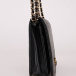 Chanel 2016 Lambskin Enamel CC Wallet on Chain - FashioNica