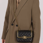 Chanel 2016 Lambskin Quilted Mini Two Tone Day Flap Bag - FashioNica