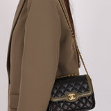 Chanel 2016 Lambskin Quilted Mini Two Tone Day Flap Bag - FashioNica