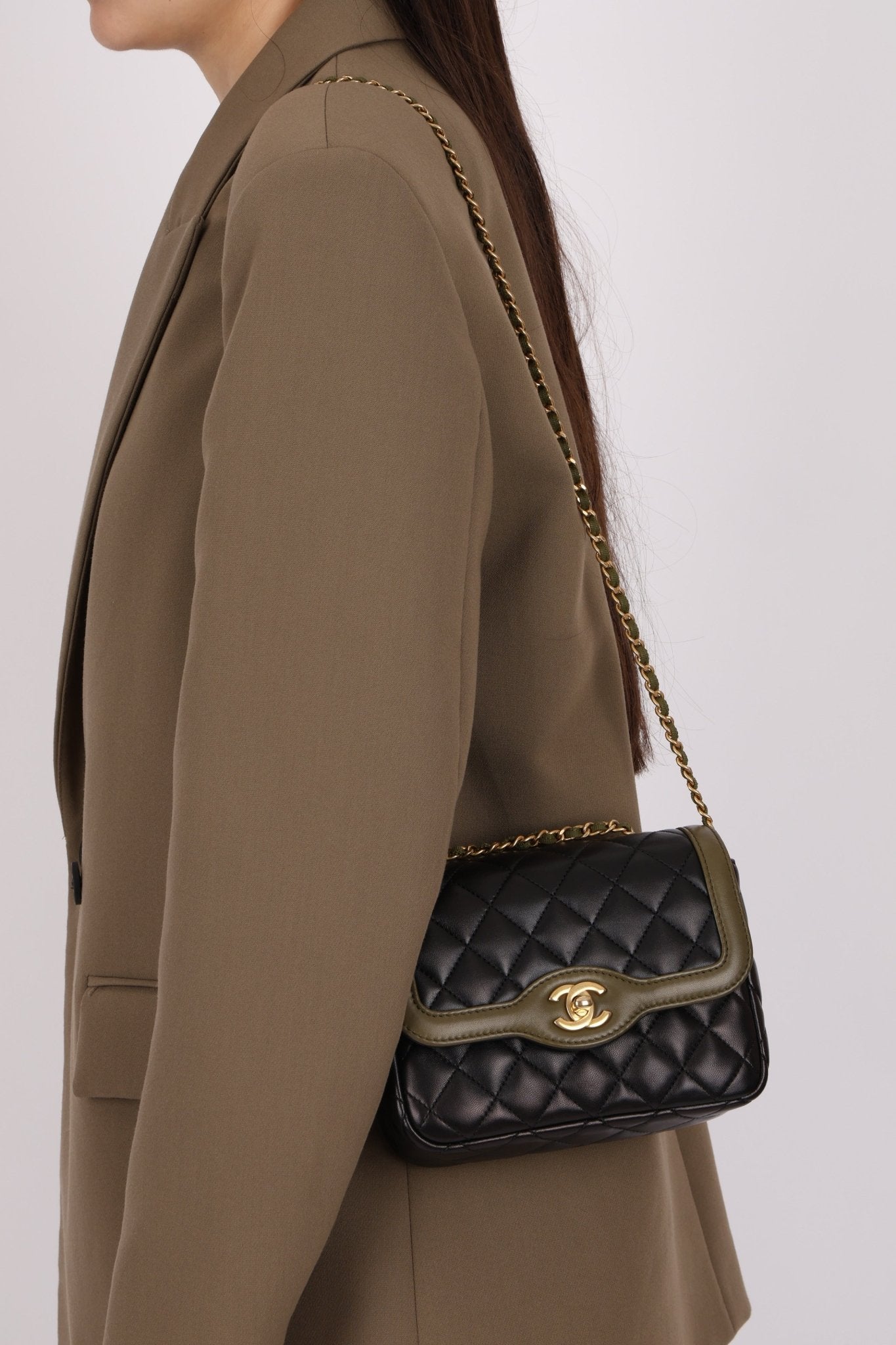 Chanel 2016 Lambskin Quilted Mini Two Tone Day Flap Bag - FashioNica