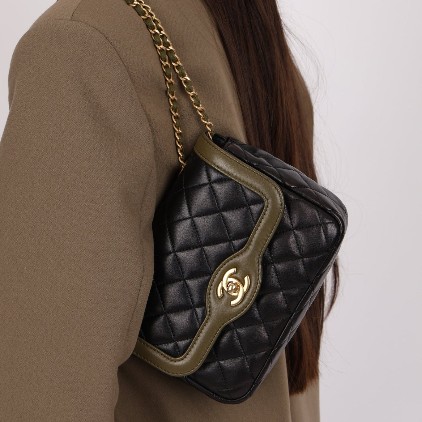 Chanel 2016 Lambskin Quilted Mini Two Tone Day Flap Bag - FashioNica