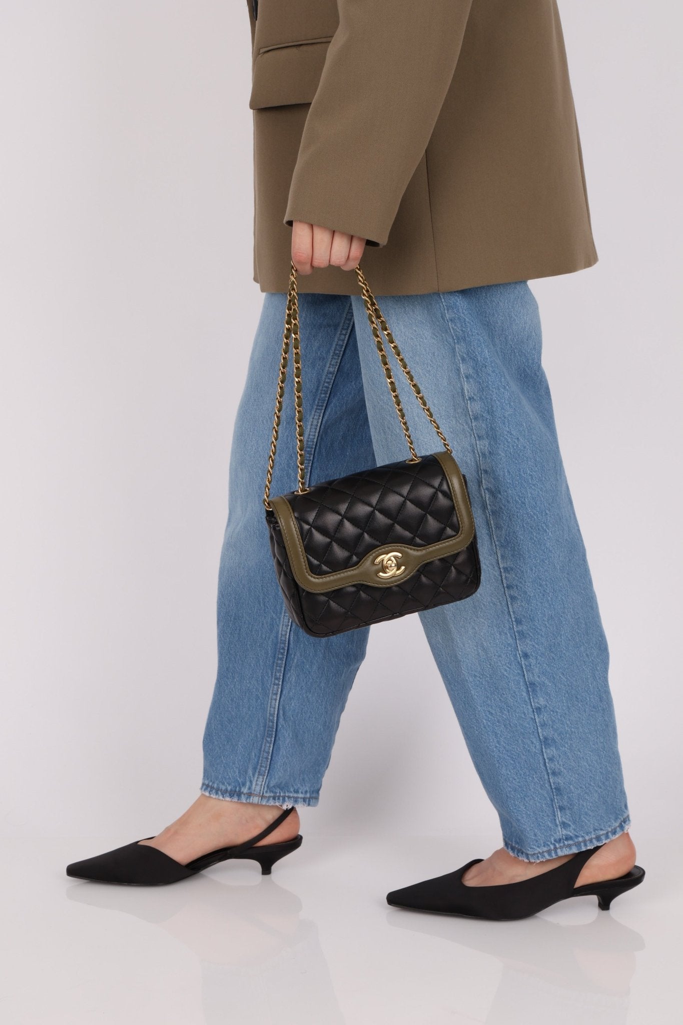 Chanel 2016 Lambskin Quilted Mini Two Tone Day Flap Bag - FashioNica