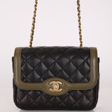 Chanel 2016 Lambskin Quilted Mini Two Tone Day Flap Bag - FashioNica