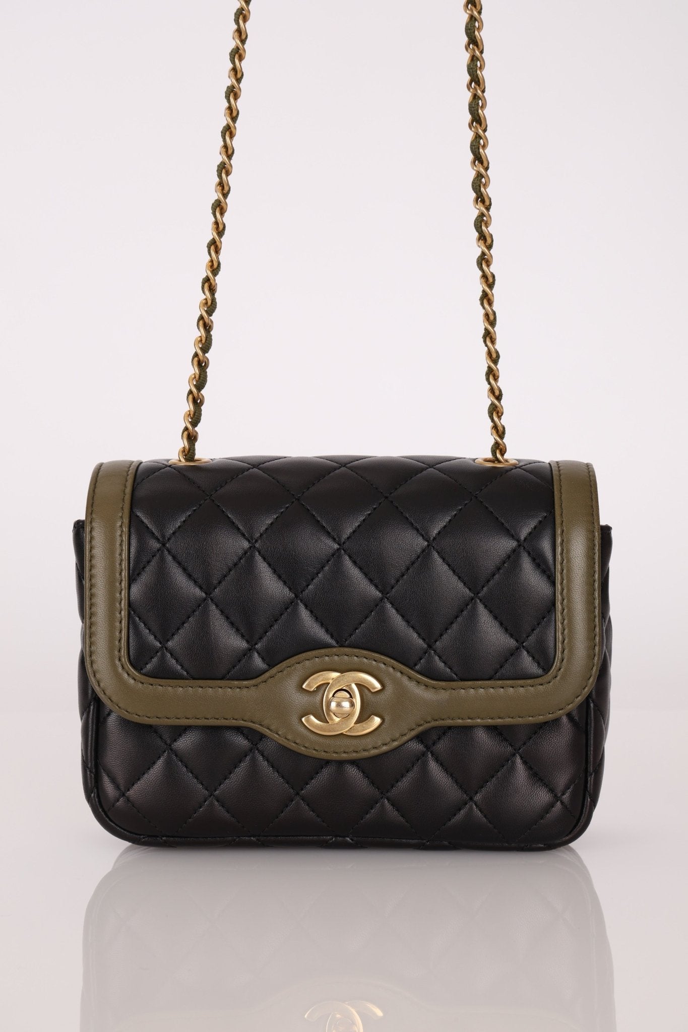 Chanel 2016 Lambskin Quilted Mini Two Tone Day Flap Bag - FashioNica