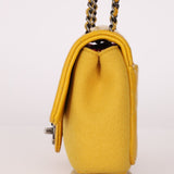 Chanel 2016 Paris - Salzburg Leather & Wool Bi Curvy Flap Bag - FashioNica