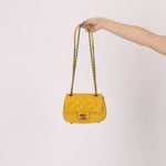 Chanel 2016 Paris - Salzburg Leather & Wool Bi Curvy Flap Bag - FashioNica