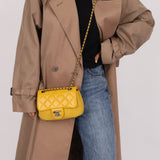 Chanel 2016 Paris - Salzburg Leather & Wool Bi Curvy Flap Bag - FashioNica