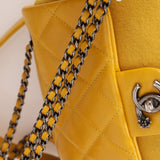 Chanel 2016 Paris - Salzburg Leather & Wool Bi Curvy Flap Bag - FashioNica