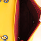 Chanel 2016 Paris - Salzburg Leather & Wool Bi Curvy Flap Bag - FashioNica