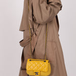 Chanel 2016 Paris - Salzburg Leather & Wool Bi Curvy Flap Bag - FashioNica