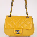 Chanel 2016 Paris - Salzburg Leather & Wool Bi Curvy Flap Bag - FashioNica