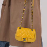 Chanel 2016 Paris - Salzburg Leather & Wool Bi Curvy Flap Bag - FashioNica