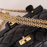 Chanel 2017 Aged Calfskin Quilted 2.55 Reissue 225 Hanger Flap - FashioNica