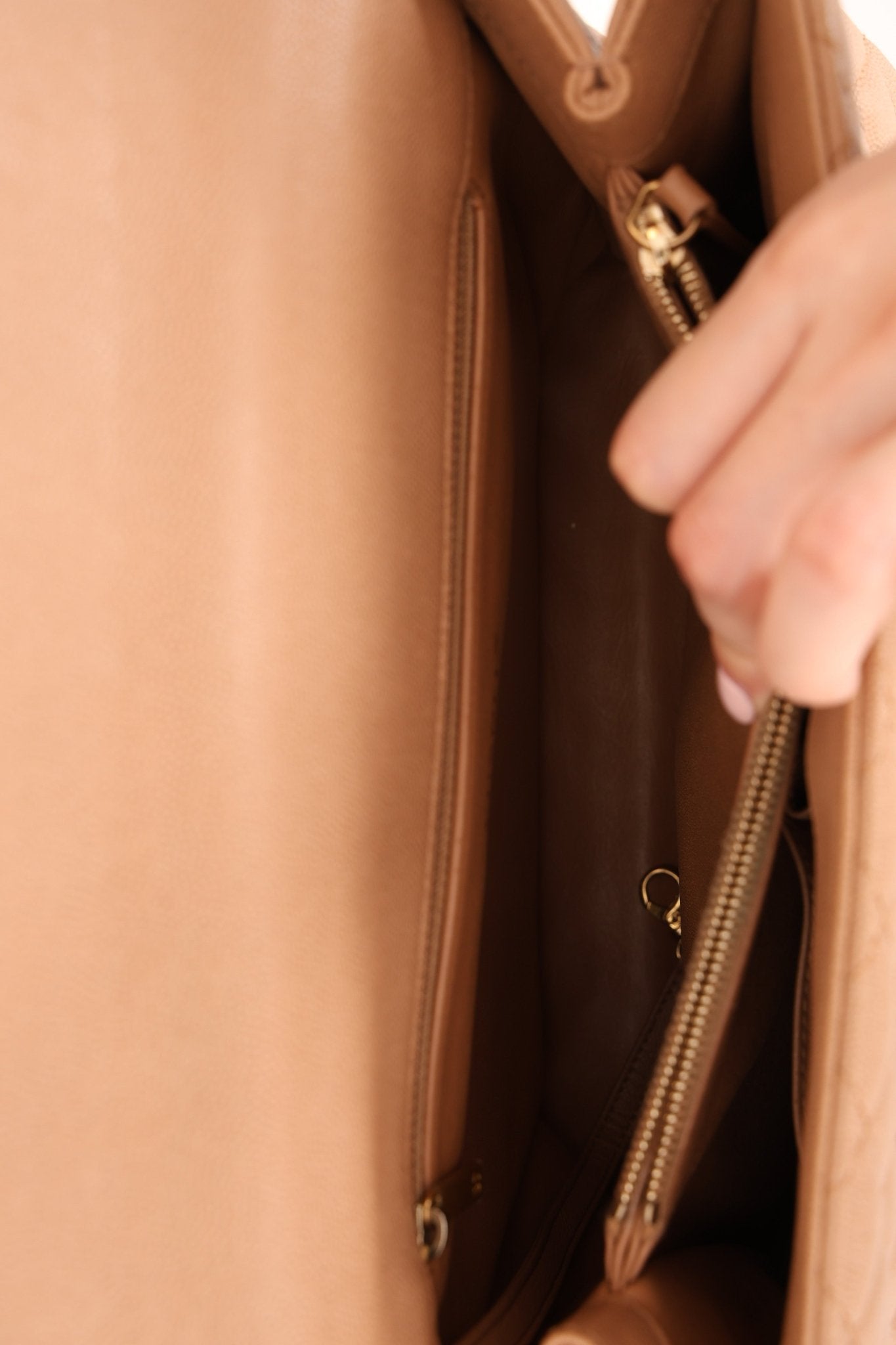 Chanel 2017 Beige Caviar Lizard Kelly Coco Handle - FashioNica