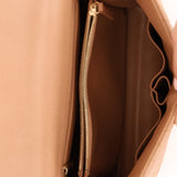 Chanel 2017 Beige Caviar Lizard Kelly Coco Handle - FashioNica