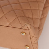 Chanel 2017 Beige Caviar Lizard Kelly Coco Handle - FashioNica