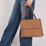 Chanel 2017 Beige Caviar Lizard Kelly Coco Handle - FashioNica