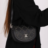 Chanel 2017 Calfskin Coco Eyelets Small Flap Bag - FashioNica