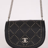 Chanel 2017 Calfskin Coco Eyelets Small Flap Bag - FashioNica