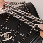 Chanel 2017 Calfskin Coco Eyelets Small Flap Bag - FashioNica