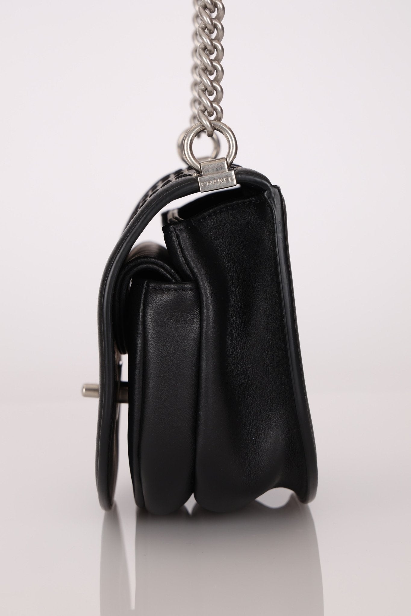 Chanel 2017 Calfskin Coco Eyelets Small Flap Bag - FashioNica