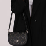 Chanel 2017 Calfskin Coco Eyelets Small Flap Bag - FashioNica