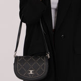 Chanel 2017 Calfskin Coco Eyelets Small Flap Bag - FashioNica