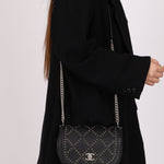 Chanel 2017 Calfskin Coco Eyelets Small Flap Bag - FashioNica