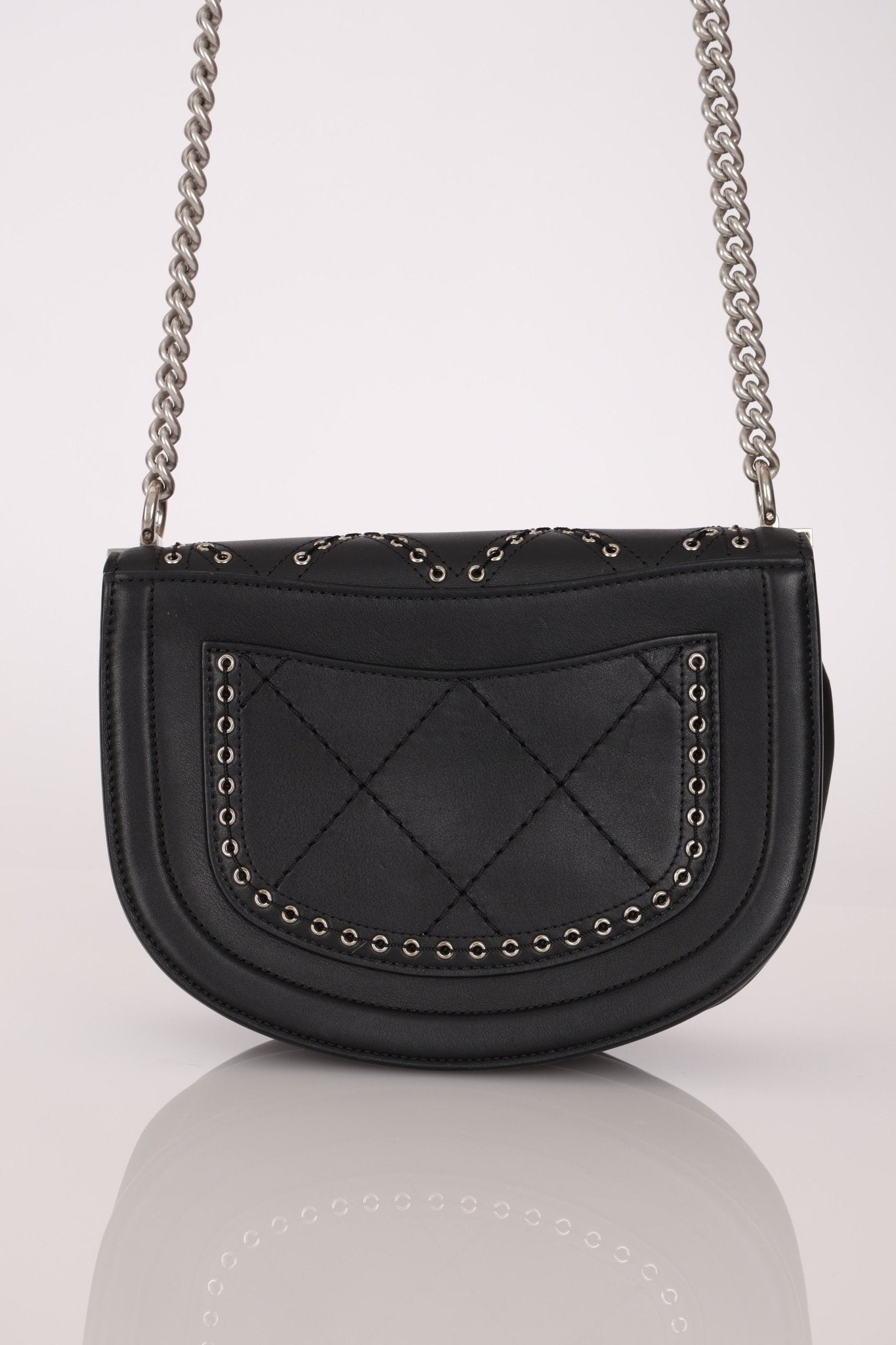 Chanel 2017 Calfskin Coco Eyelets Small Flap Bag - FashioNica