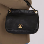 Chanel 2017 Grained Calfskin Top Handle Flap Bag - FashioNica