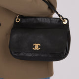 Chanel 2017 Grained Calfskin Top Handle Flap Bag - FashioNica
