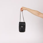 Chanel 2017 Lambskin Quilted Turnlock Chain Around Flap Crossbody - FashioNica