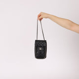Chanel 2017 Lambskin Quilted Turnlock Chain Around Flap Crossbody - FashioNica
