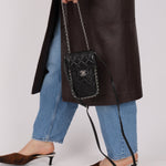 Chanel 2017 Lambskin Quilted Turnlock Chain Around Flap Crossbody - FashioNica