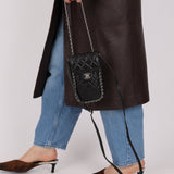 Chanel 2017 Lambskin Quilted Turnlock Chain Around Flap Crossbody - FashioNica