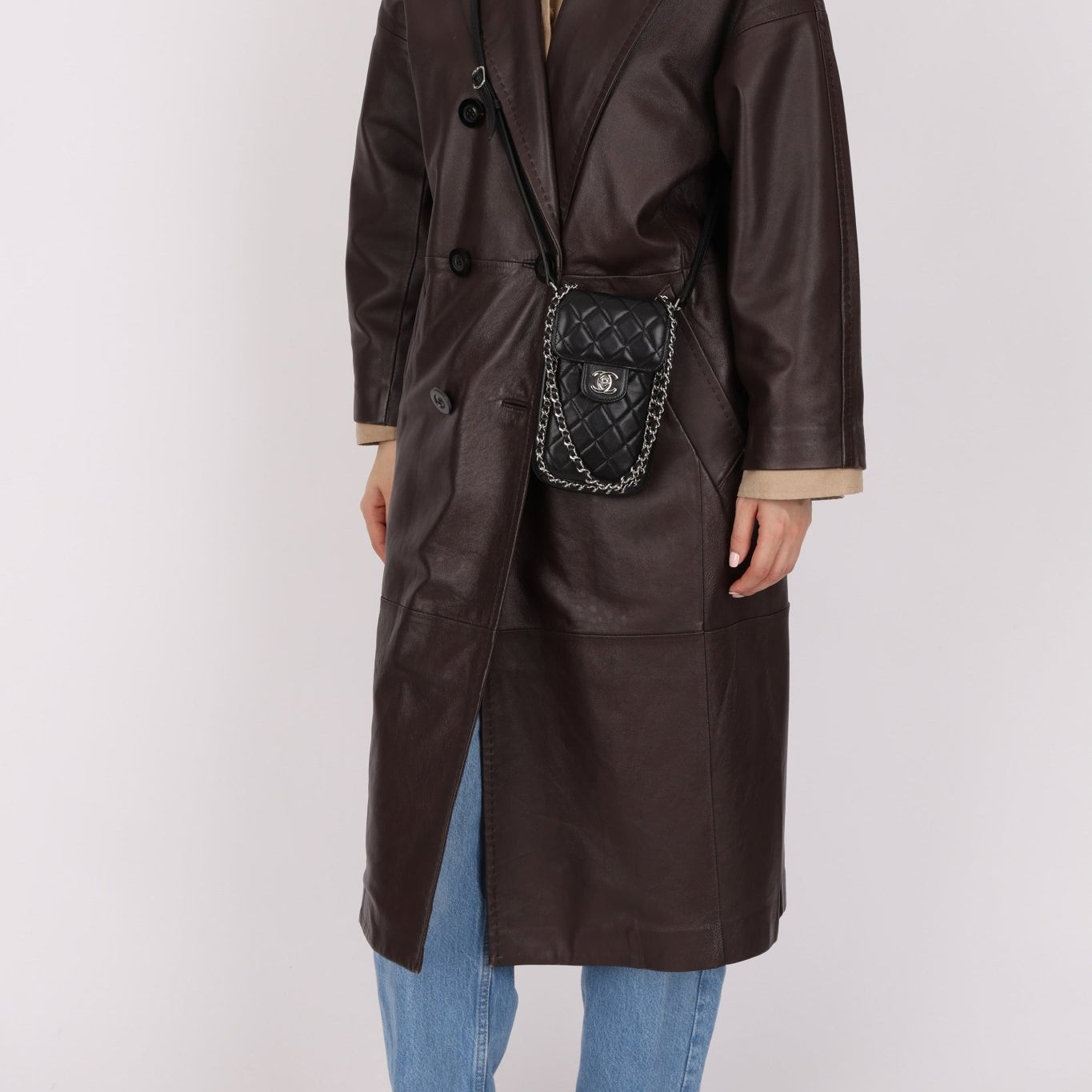 Chanel 2017 Lambskin Quilted Turnlock Chain Around Flap Crossbody - FashioNica