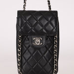 Chanel 2017 Lambskin Quilted Turnlock Chain Around Flap Crossbody - FashioNica