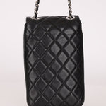 Chanel 2017 Lambskin Quilted Turnlock Chain Around Flap Crossbody - FashioNica