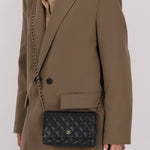 Chanel 2018 Black Caviar Wallet on Chain GHW - FashioNica