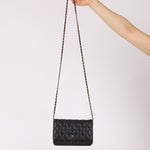 Chanel 2018 Black Caviar Wallet on Chain GHW - FashioNica