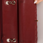 Chanel 2018 Bordeaux Caviar Medium Double Flap GHW - FashioNica