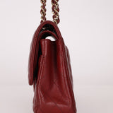 Chanel 2018 Bordeaux Caviar Medium Double Flap GHW - FashioNica