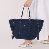 Chanel 2018 Canvas Double Face Deauville Large Shopper Tote - FashioNica