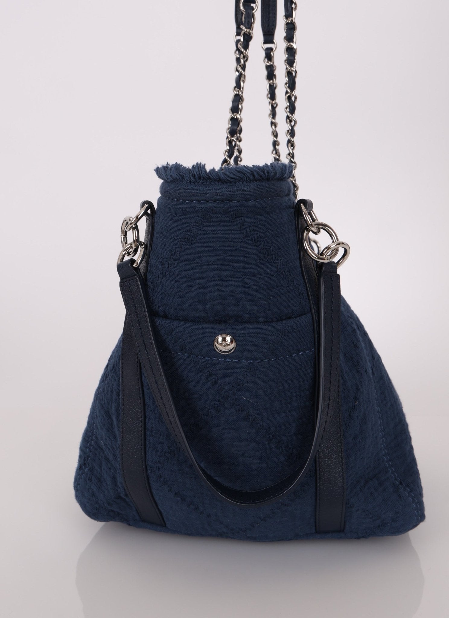 Chanel 2018 Canvas Double Face Deauville Large Shopper Tote - FashioNica