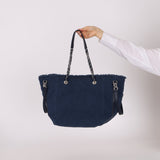 Chanel 2018 Canvas Double Face Deauville Large Shopper Tote - FashioNica