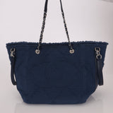 Chanel 2018 Canvas Double Face Deauville Large Shopper Tote - FashioNica