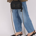 Chanel 2018 Caviar Filigree Small Vanity Case GHW - FashioNica