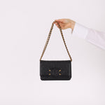 Chanel 2018 Caviar Filigree Wallet on Chain - FashioNica