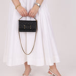 Chanel 2018 Caviar Filigree Wallet on Chain - FashioNica