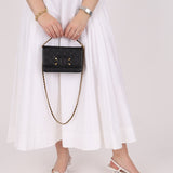 Chanel 2018 Caviar Filigree Wallet on Chain - FashioNica